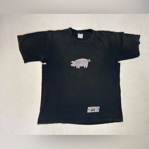 VINTAGE Roger Waters 2000 N The Flesh Thrashed T-shirt Women Large Single Stitch